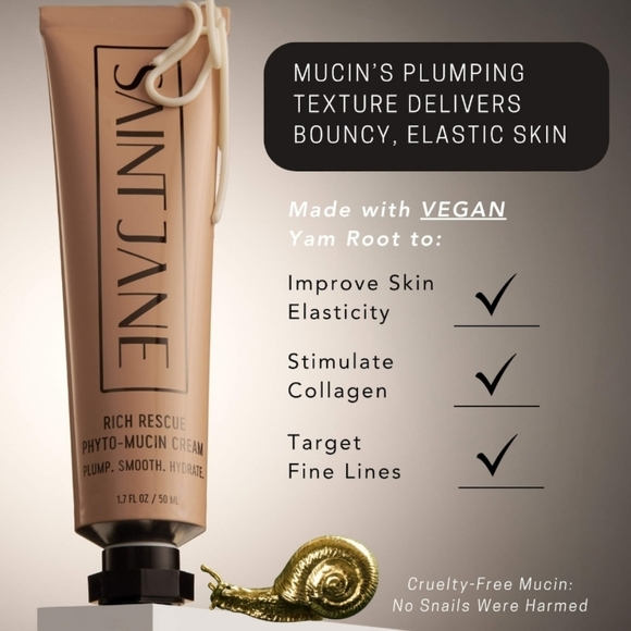 CLEARANCE! Saint Jane Rich Rescue Phyto-Mucin Cream, 50ml, NIB - Picture 5 of 12